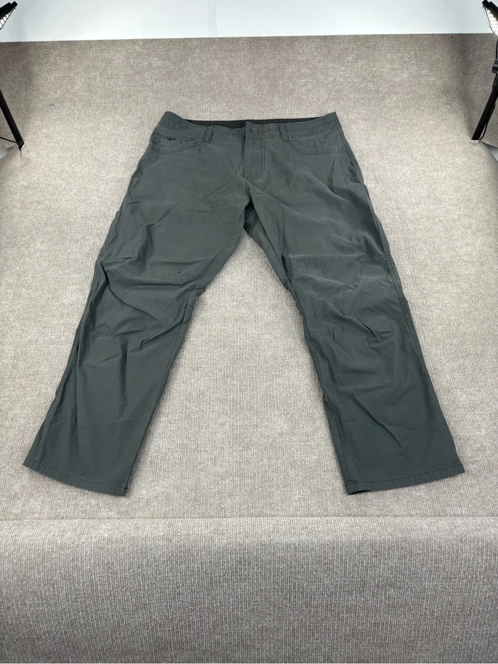 Kuhl Revolvr Pants Mens 38x30 Gray Performance Stretch Hiking Outdoor Patina